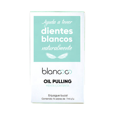Oil Pulling Blancoco Dientes Blancos Enjuague bucal 100% Natural